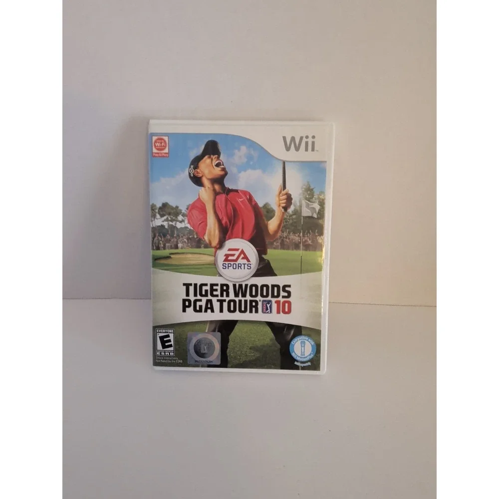 Tiger Woods PGA Tour 10 Nintendo Wii EA Sports Golf Game Complete CIB